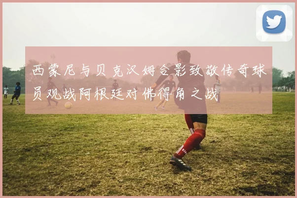 西蒙尼与贝克汉姆合影致敬传奇球员观战阿根廷对佛得角之战